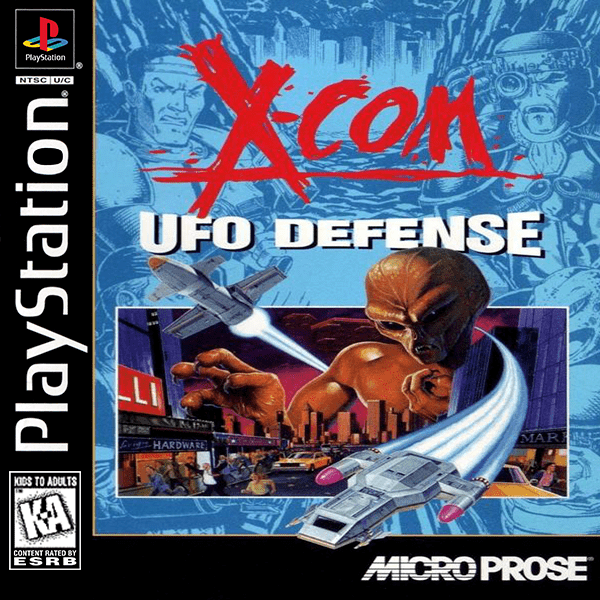 X-COM UFO Defense box art for Playstation